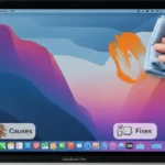 Orange Smudge on MacBook Screen